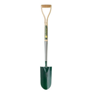 불독 프리미어 좁은 공간 작업용 정원 삽 (원목 자루 길이 71cm ,Y형 손잡이)